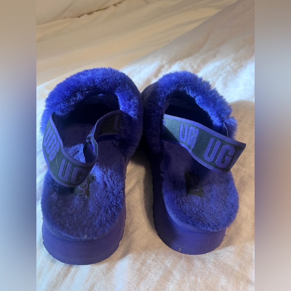 UGG Purple Flatform Slippers - Picture 3 of 6